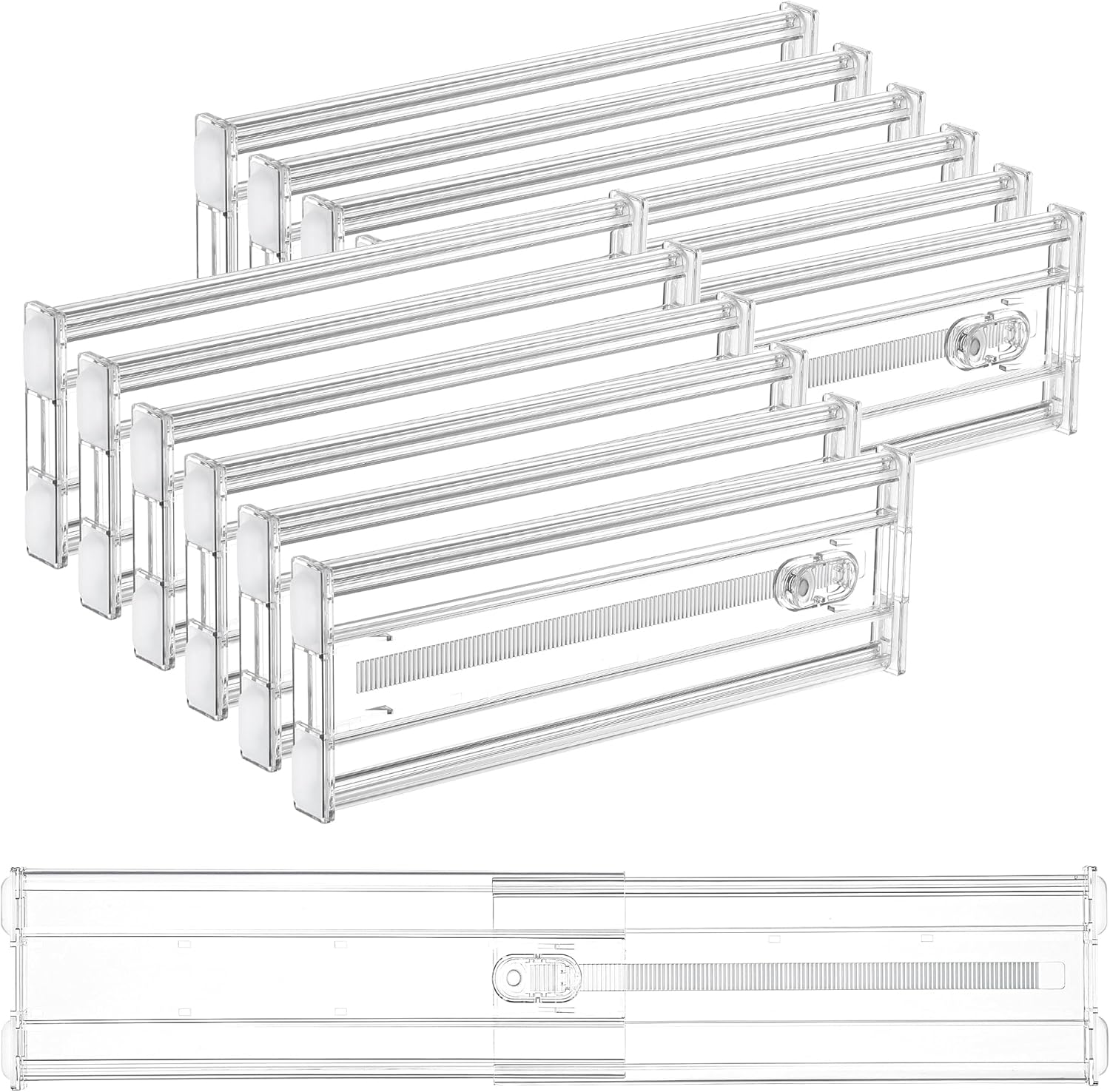 Vtopmart 12 Pack 4in Drawer Dividers for Clothes Organization