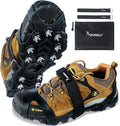 SYOURSELF Ice Cleats for Shoes and Boots - Non Slip Spikes for Winter