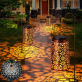 Outdoor Solar Lanterns Hanging Solar Lights - Dual Mode Warm/Cool (6