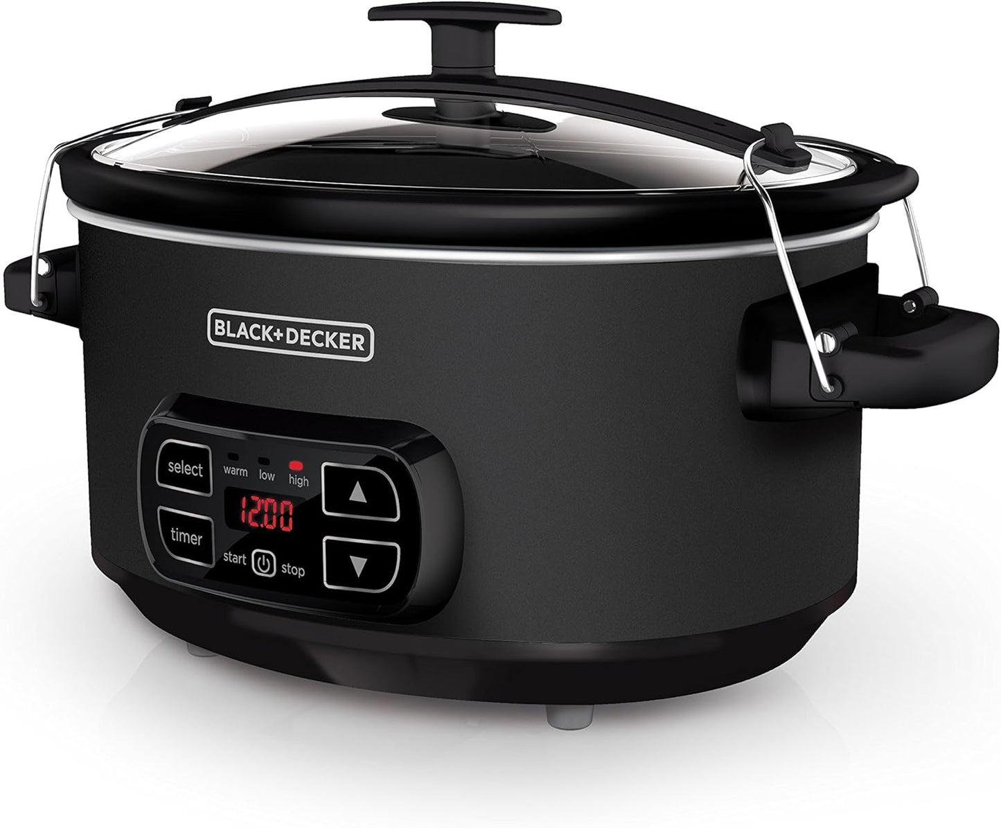 BLACK+DECKER 7-Quart Slow Cooker with Chalkboard Exterior