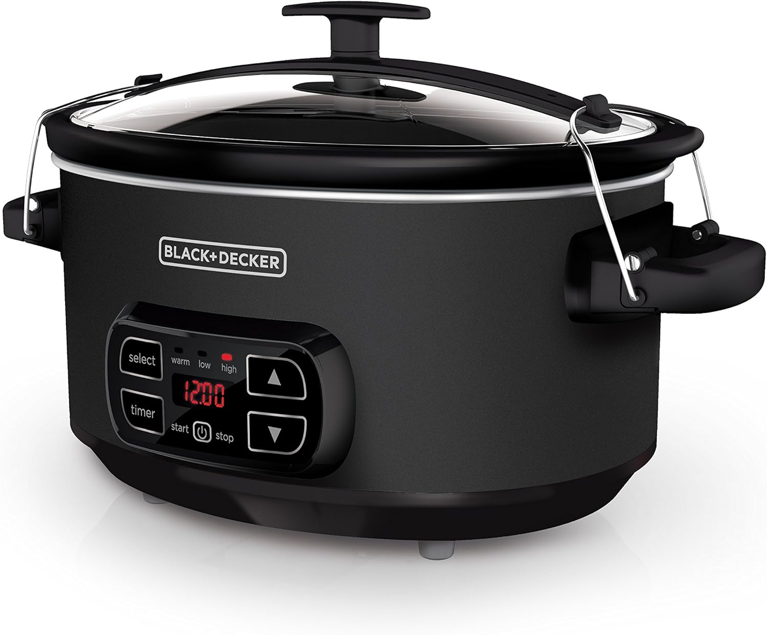BLACK+DECKER 7-Quart Slow Cooker with Chalkboard Exterior