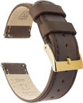Barton Quick Release Top Grain Leather Watch Band Strap - Fast Swap S3