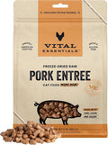 Vital Essentials Pork Mini Nibs 12 oz: Raw Cat Food Bliss