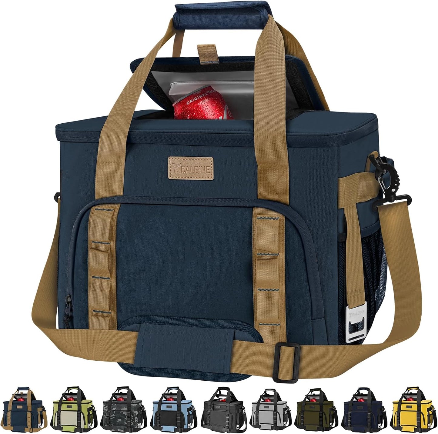 BALEINE Extra Large Soft Cooler: Leakproof & Portable - 40/60 Can Capacity!