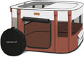 Dog Playpen Foldable Cat Play Pens - Large Portable Pet Tent
