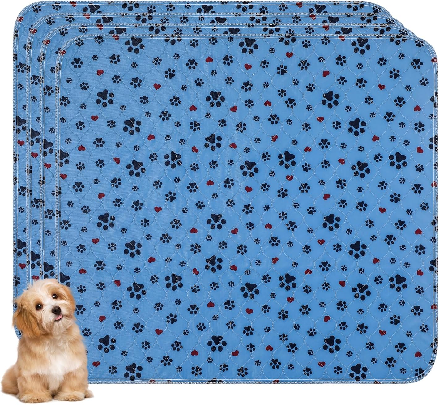 Washable Pee Pads for Dogs - Extra Large 34x36 Super Absorbent