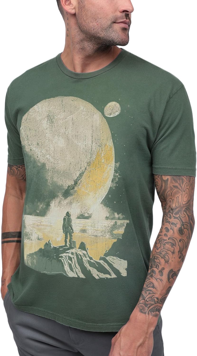 Vintage Graphic Tees for Men - Relaxed Fit Retro T-Shirt