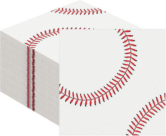 Baseball Party Napkins - 96 Pieces Disposable Fun!