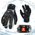 Waterproof High-Dexterity Winter Mechanic Gloves - Impact Protection