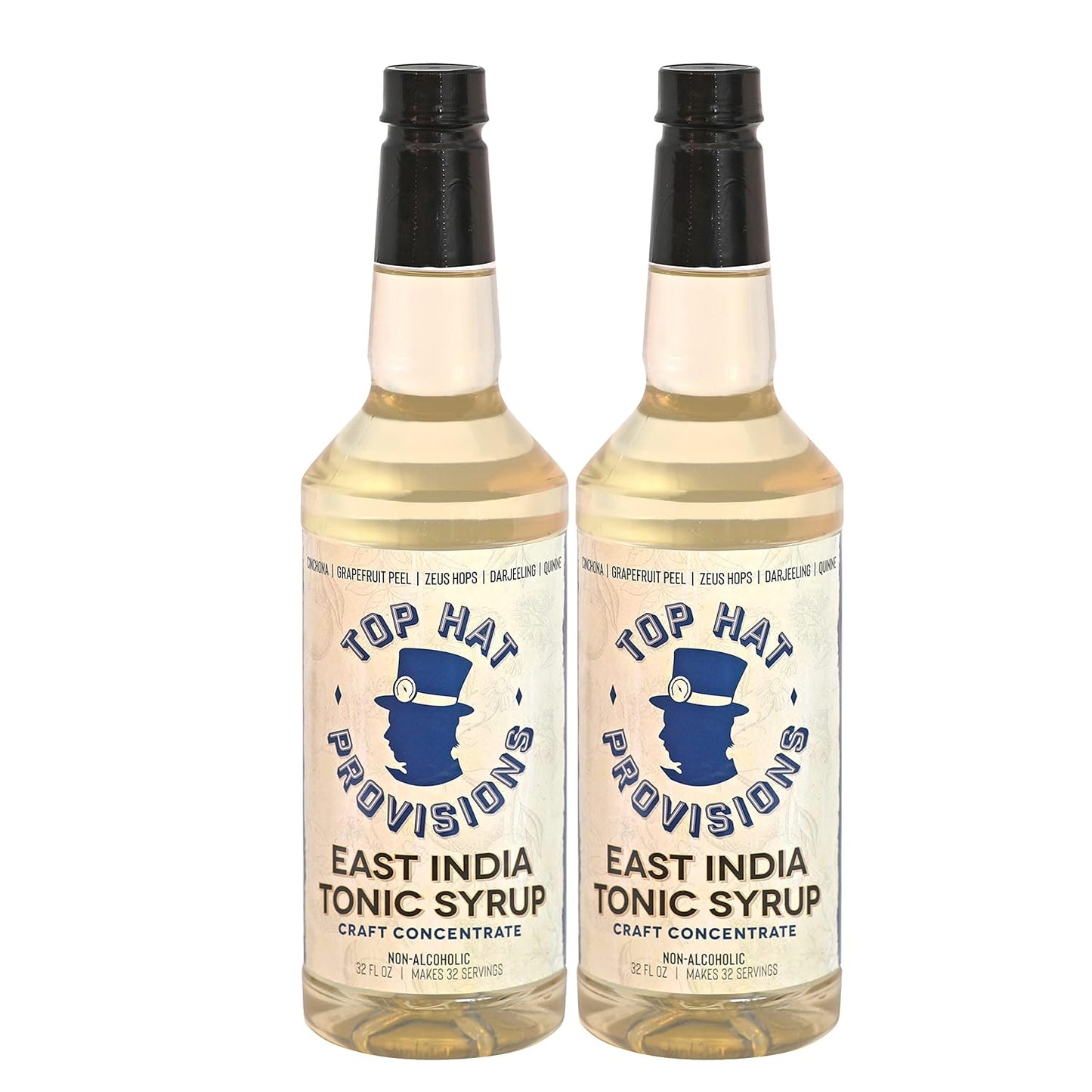 Top Hat East India Tonic Syrup - Natural Quinine Drink Mix