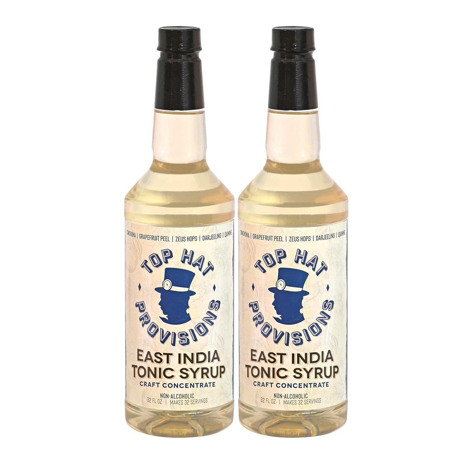 Top Hat East India Tonic Syrup - Natural Quinine Drink Mix