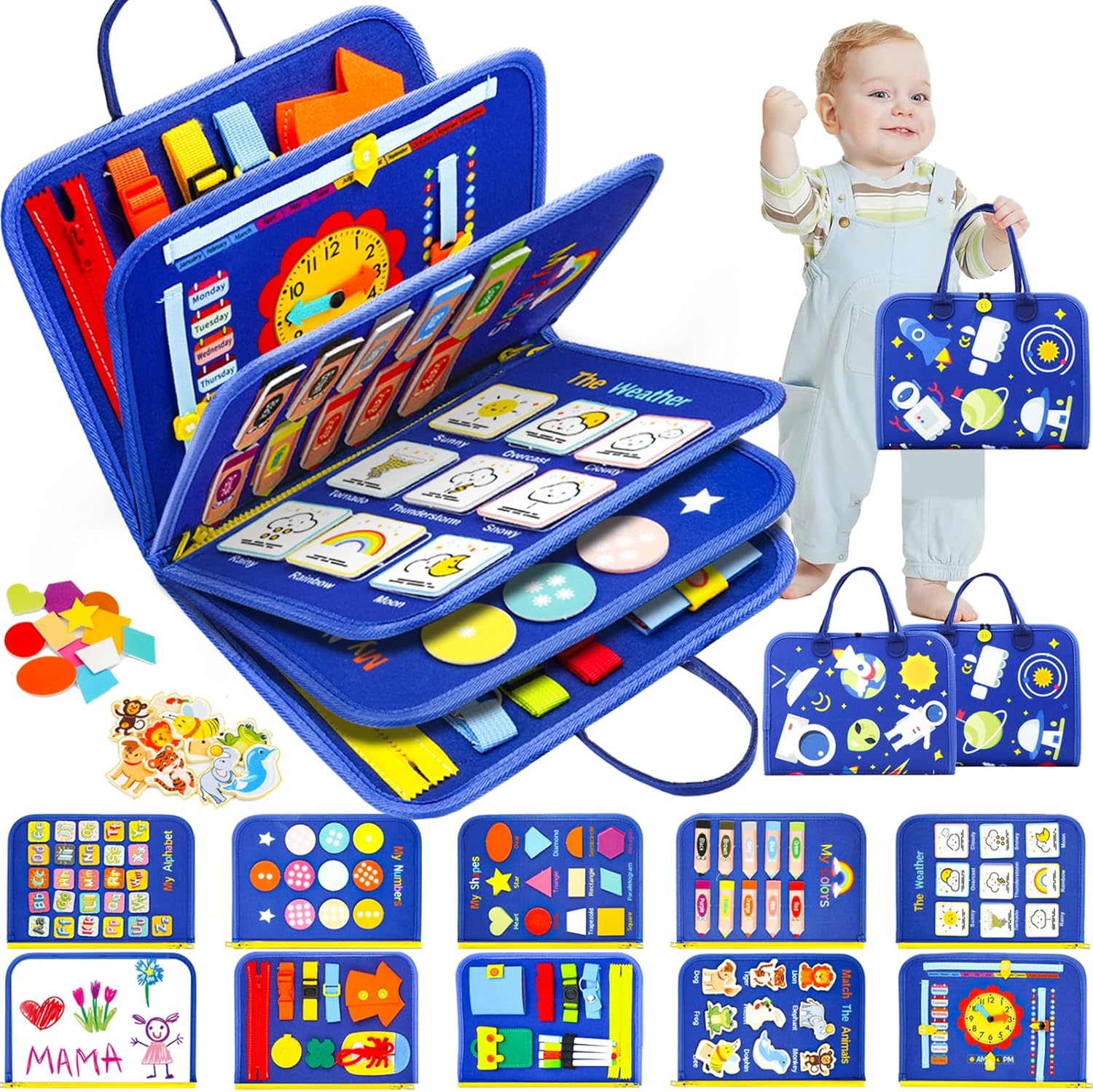 Montessori Busy Board: Gift of Learning Fun!