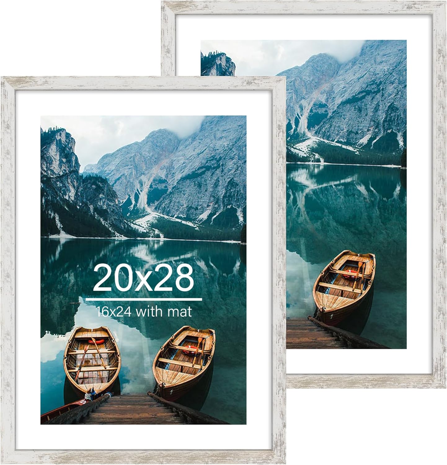 20x28 Picture Frame Set of 2 for Rustic Home Decor