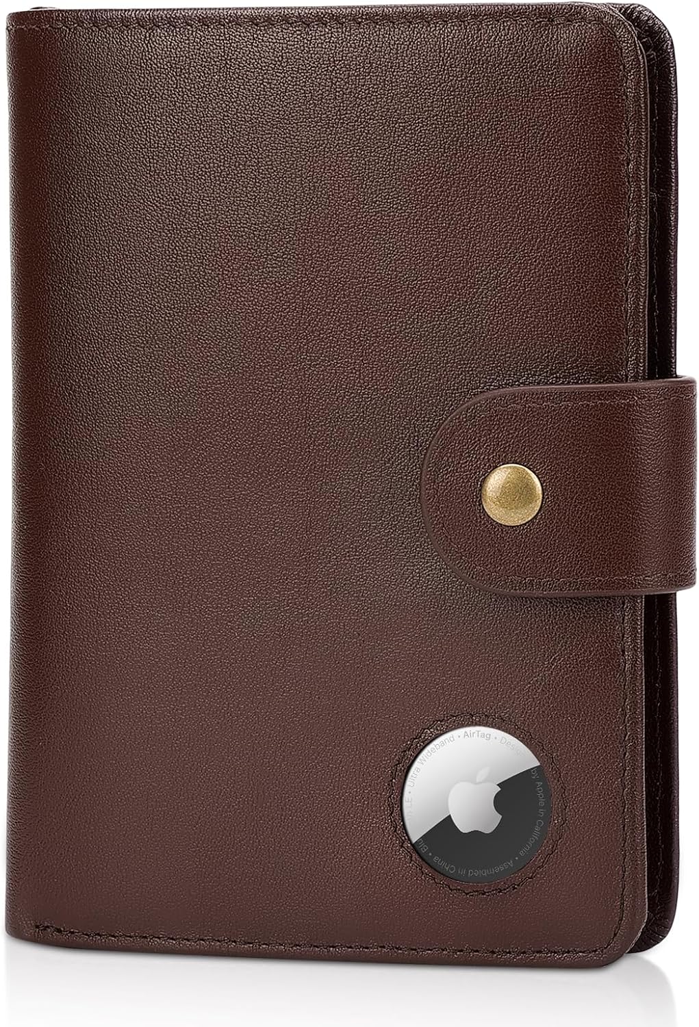 Polare Luxury RFID Blocking Leather Passport Holder Travel Wallet