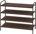 Simple Houseware 4-Tier Shoe Rack Storage Organizer - Compact 4-Tier
