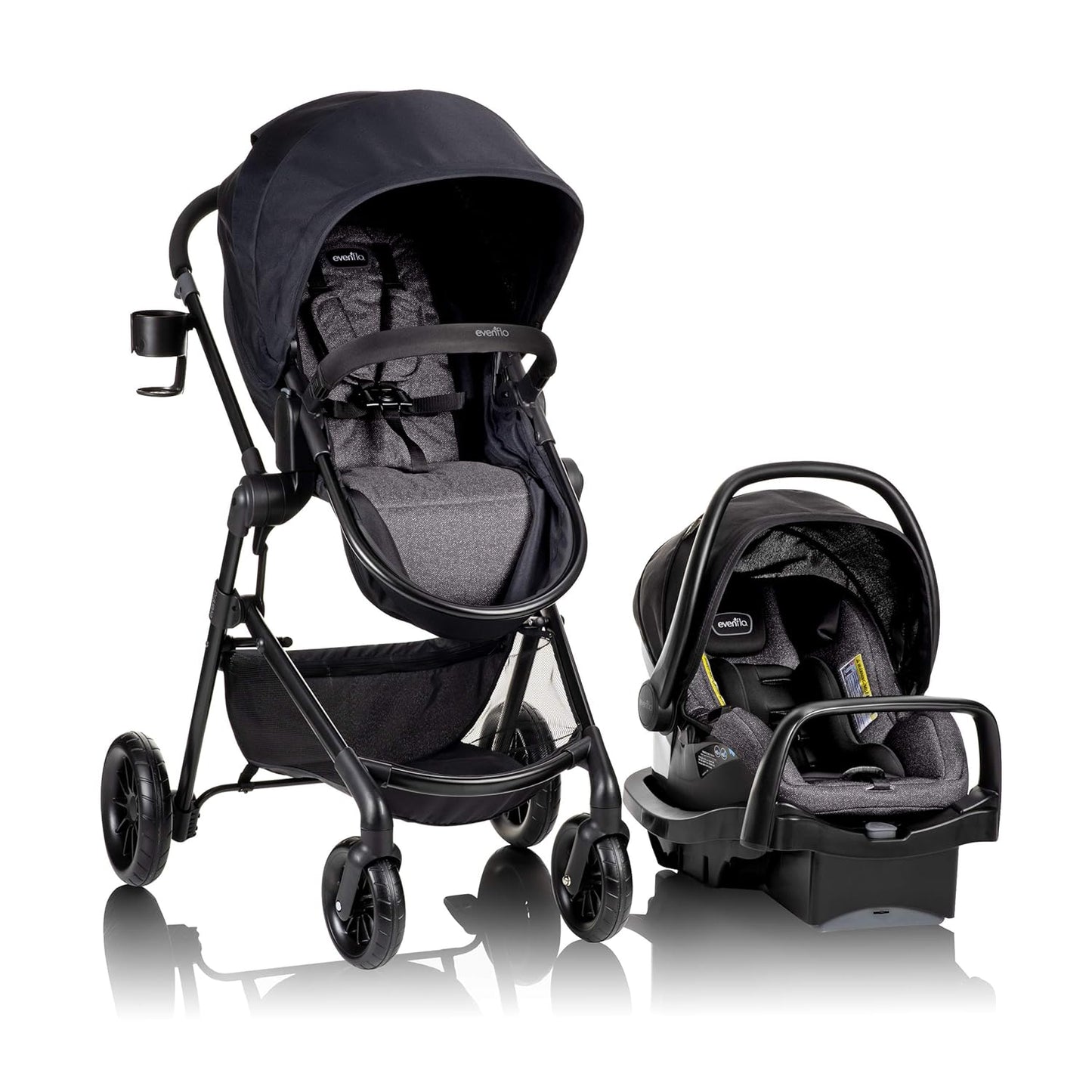Evenflo Pivot Travel System: LiteMax Infant Car Seat for Enhanced Safety