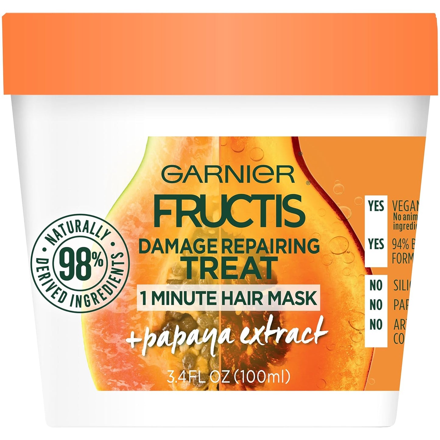 Garnier 1 Min Hair Mask: Shine & Scalp Health!
