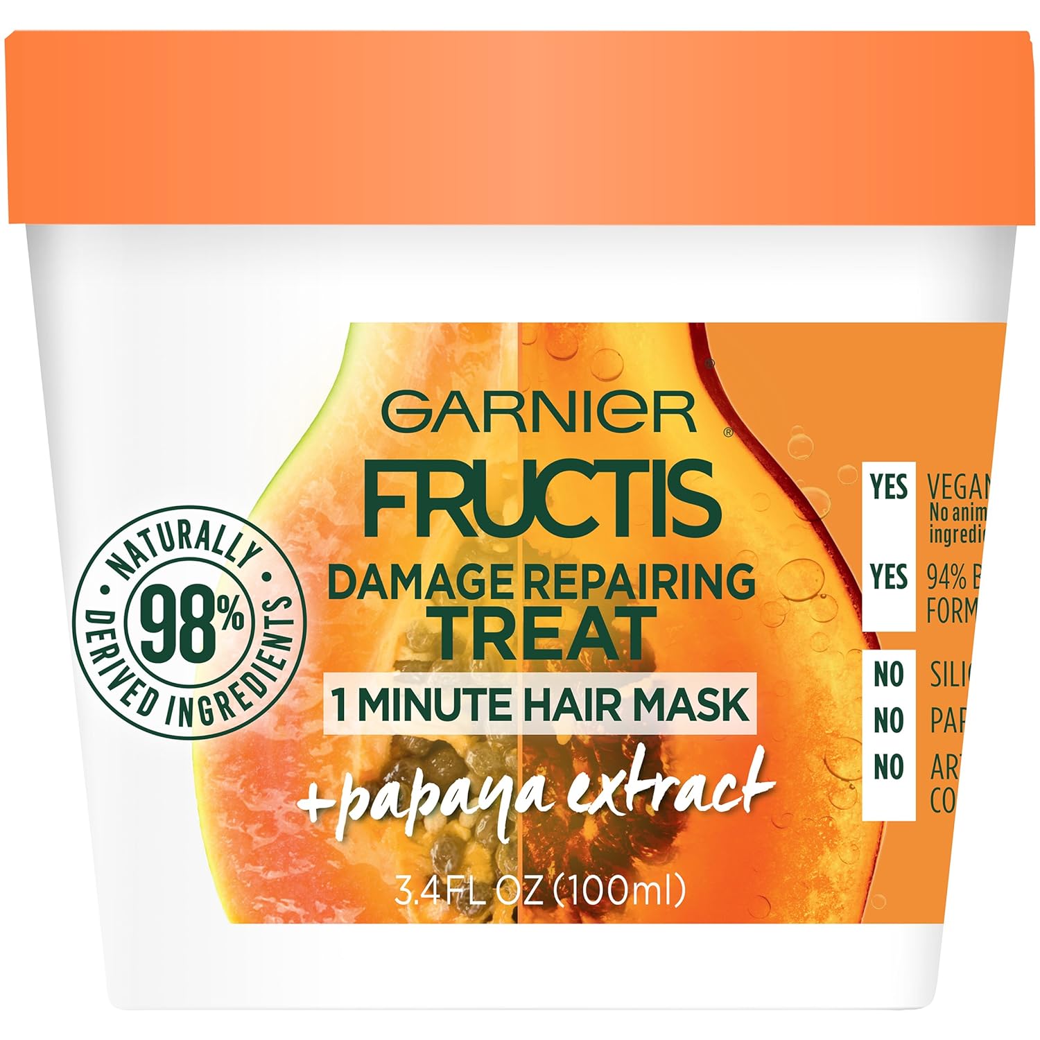 Garnier 1 Min Hair Mask: Shine & Scalp Health!