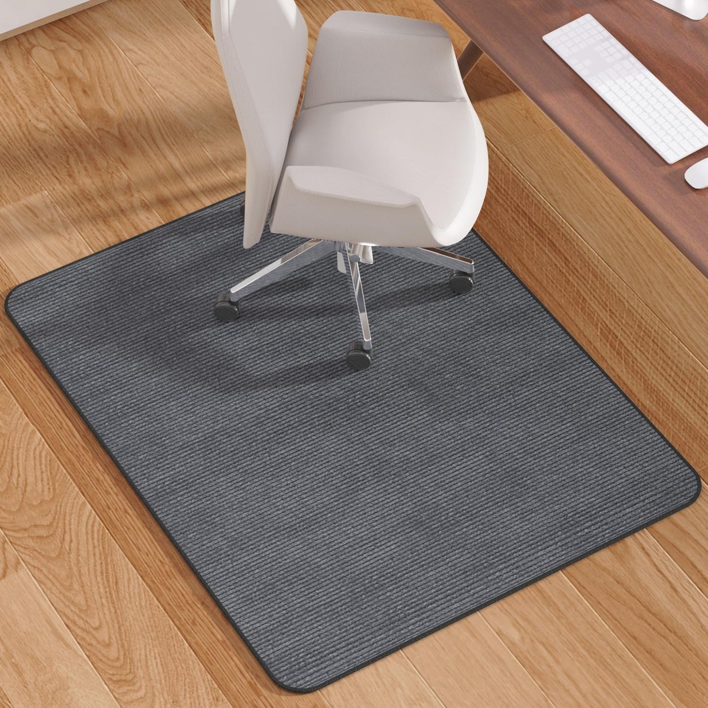 Premium 35 x 48 Corduroy Chair Mat for Hard Floors