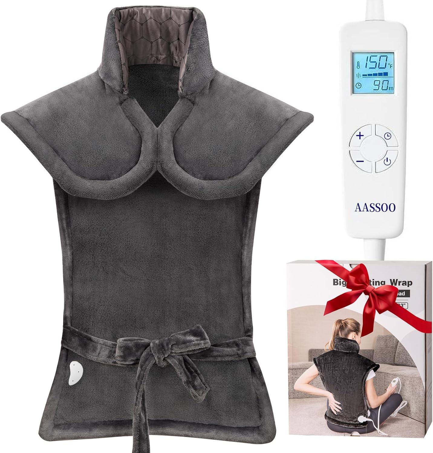Graphene-Infused Heating Pad for Back and Neck Pain Relief