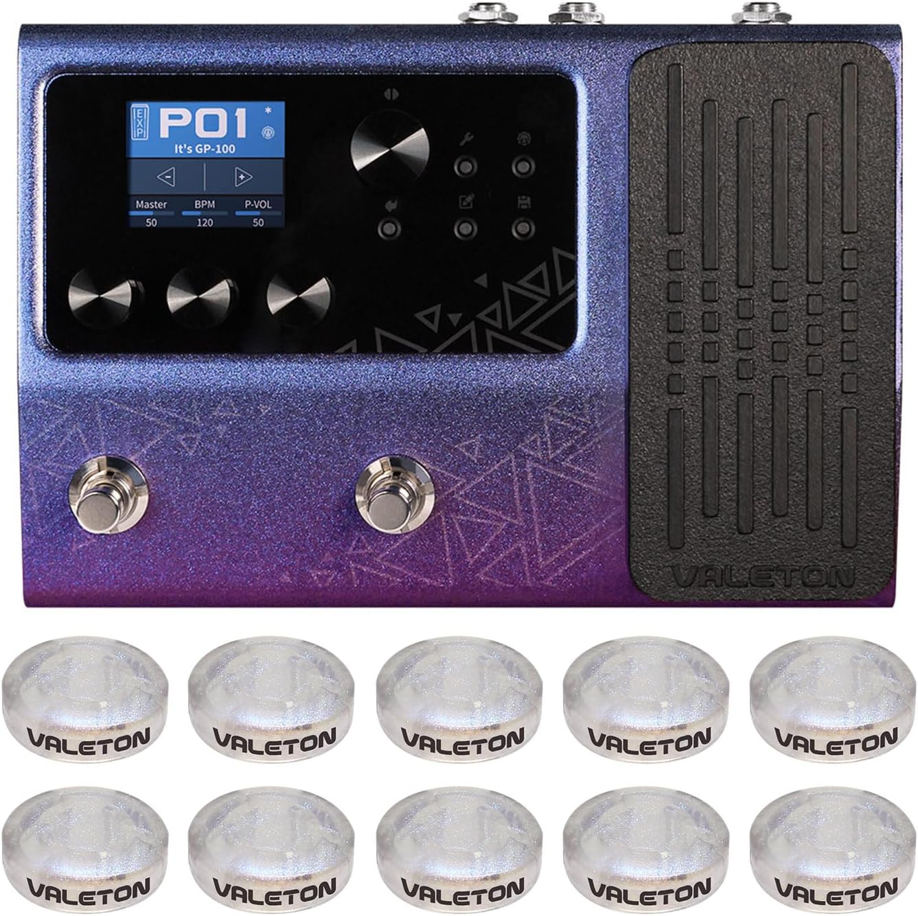Valeton Multi-Effects Guitar Bass Amp Modeling with Expression Pedal