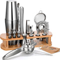 Premium 24-Piece Bartender Kit for Expert Mixology by AOZITA
