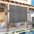 Outdoor Roller Shade 7ft x 8ft - 95% UV Protection Patio Shade