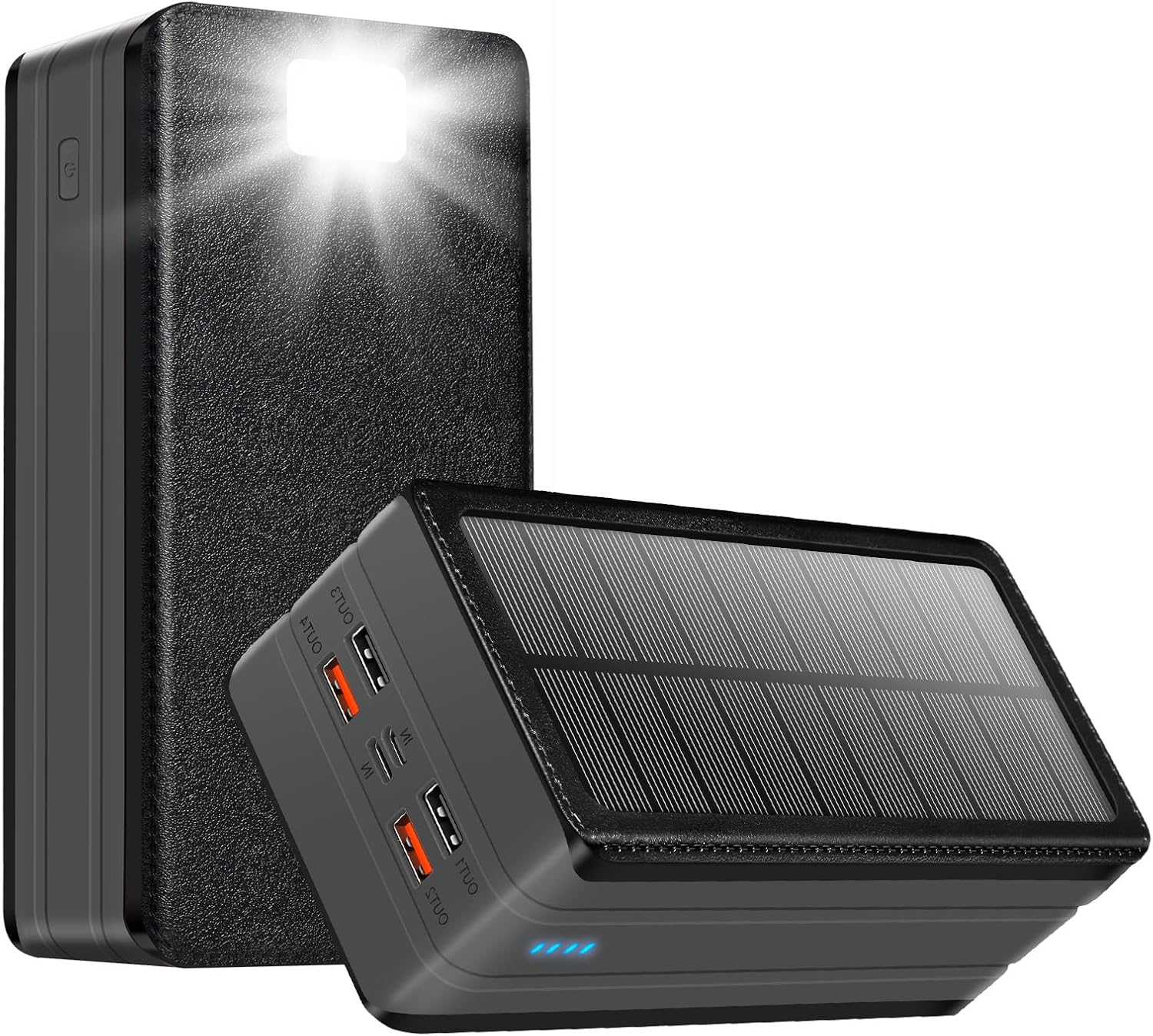 Solar Power Bank Battery Pack 80000mAh for Outdoor Adventures