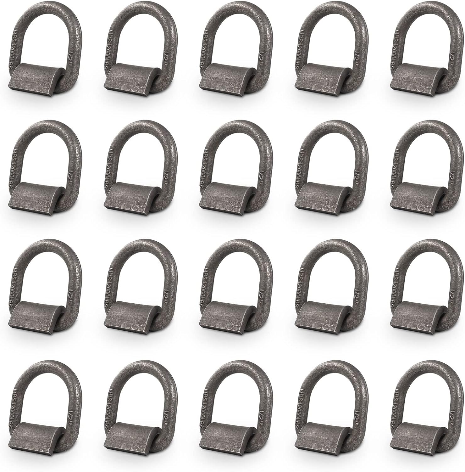 1/2 Inch Heavy Duty Weld-On D Ring Tie Down Anchor for Trailers