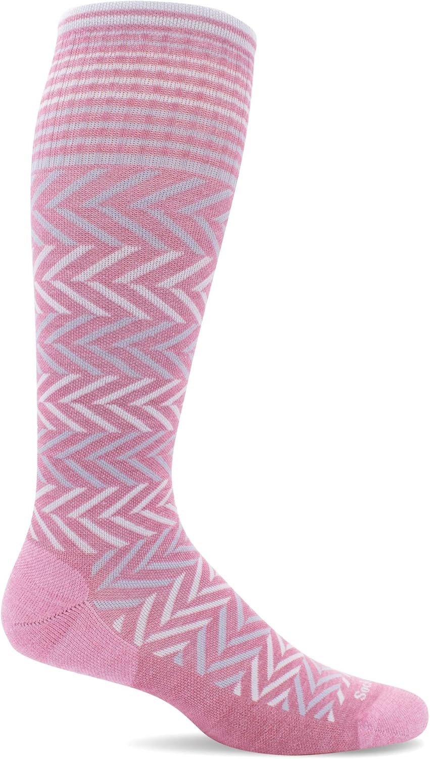 Sockwell Women's Chevron Compression Sock for Comfort and Style