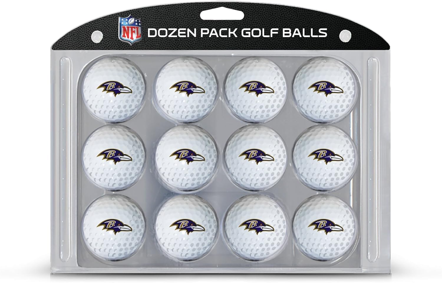 NFL Dozen Regulation Size Golf Balls with Team Imprint