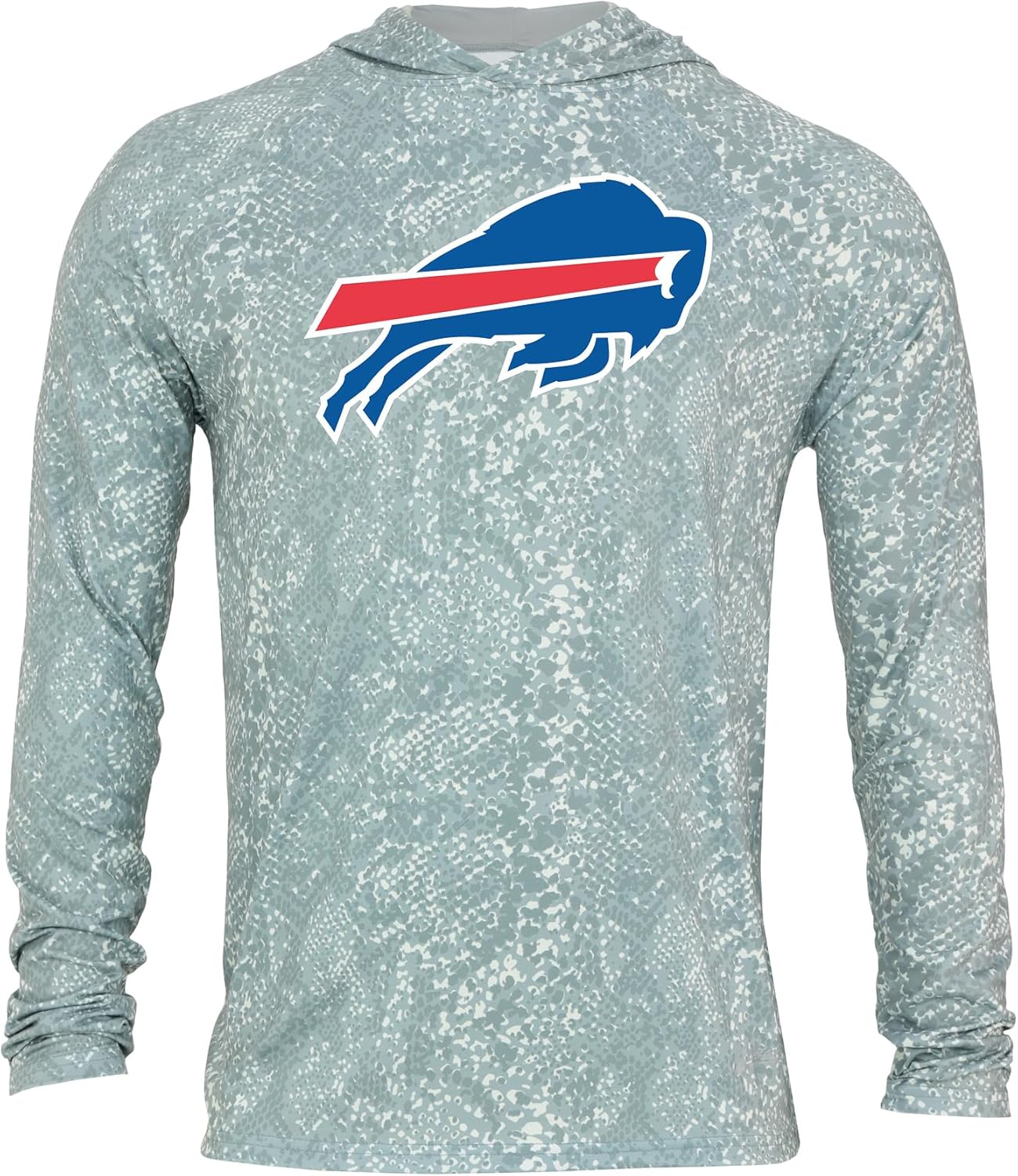 Zubaz NFL Men's All Over Lightweight Hoodie for Game Day Style