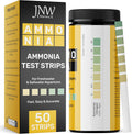 Ammonia Test Strips for Fish Tank - 50 Aquarium Test Strips