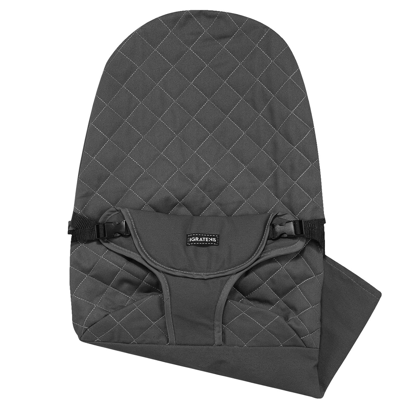 Fabric Seat for Bouncer - Baby Bjorn Cover, 100% Cotton, Black