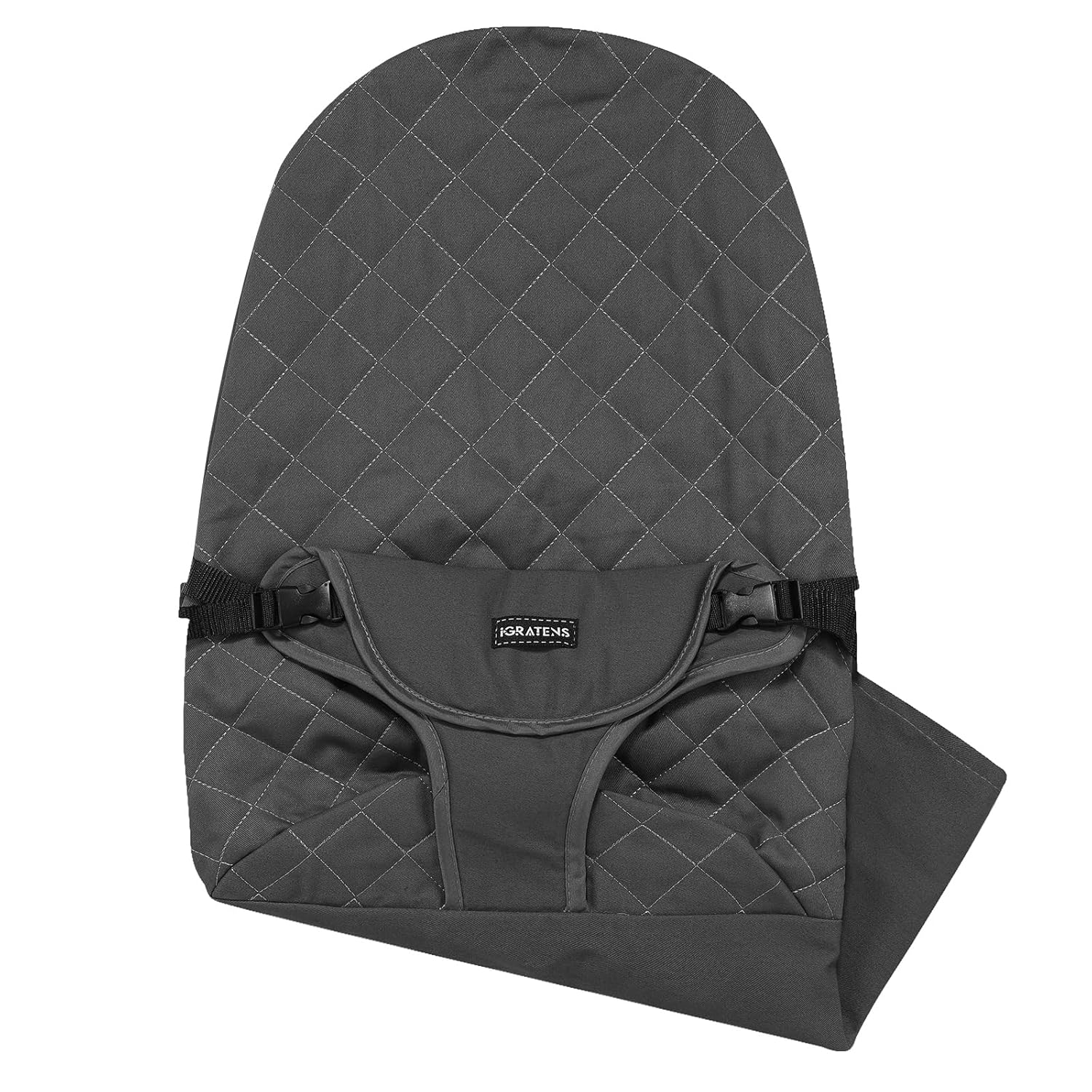Fabric Seat for Bouncer - Baby Bjorn Cover, 100% Cotton, Black