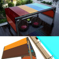 ColourTree 11ft x 23ft Rainbow Pergola Replacement Canopy - UPF50 Sun