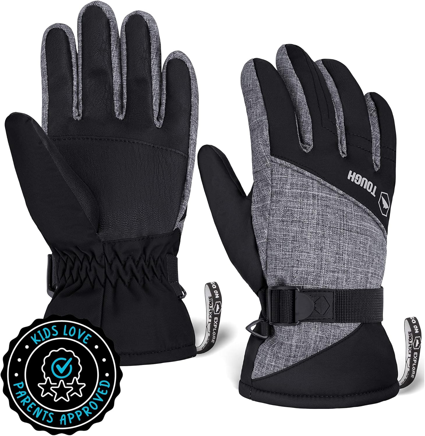 Kids Insulated Snow Gloves by Tough Outdoors