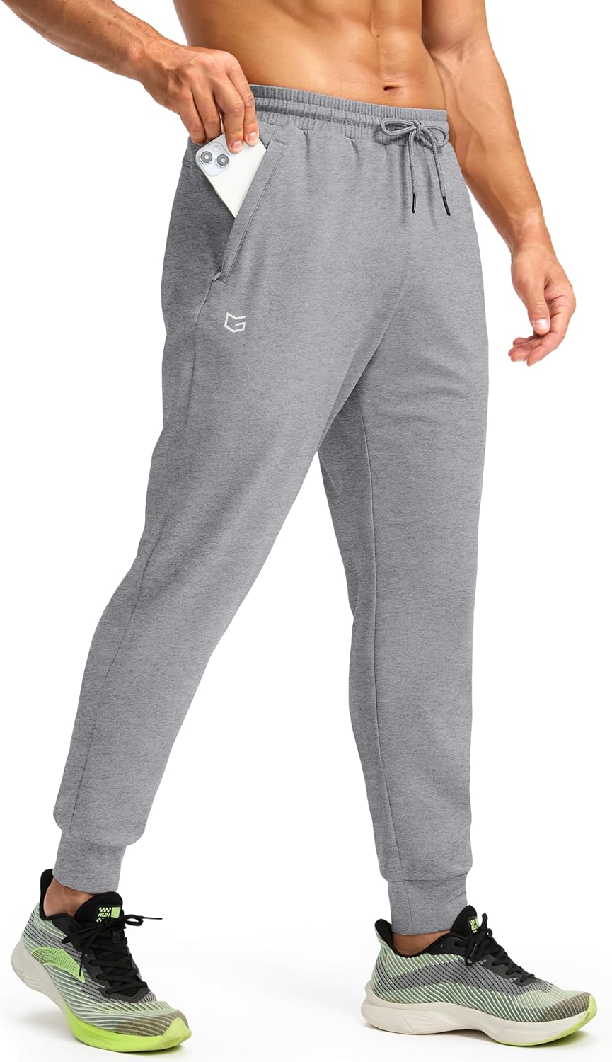 G Gradual Men's Fleece Joggers: Warm, Water Resistant Athletic Pants
