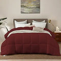 Burgandy Down Alternative Comforter King Size All Season Duvet Insert