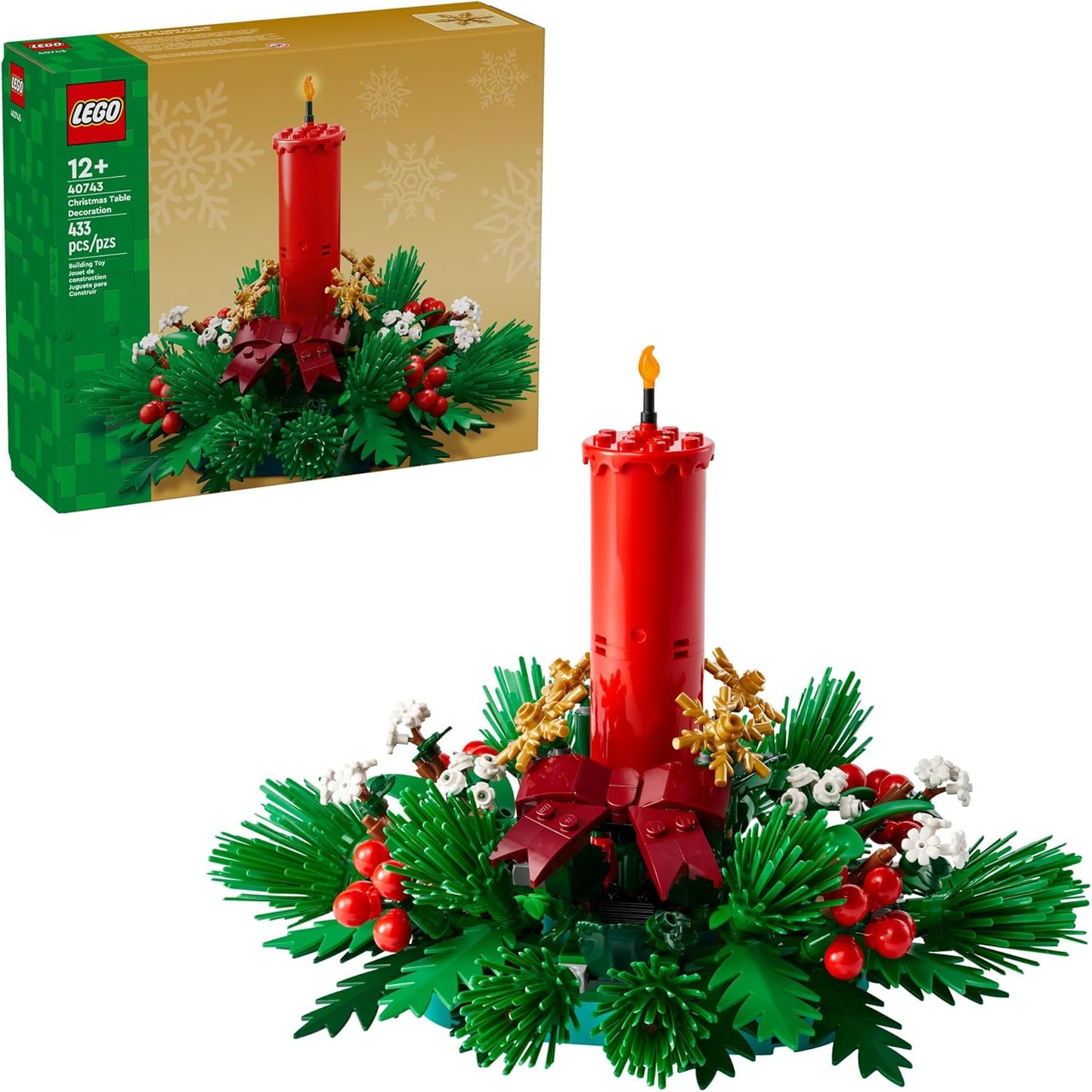 LEGO Christmas Table Decoration Building Toy for Holiday Fun