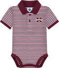 Baby Striped Polo Bodysuit for Boys & Girls (0-12 Months) - Team Logo