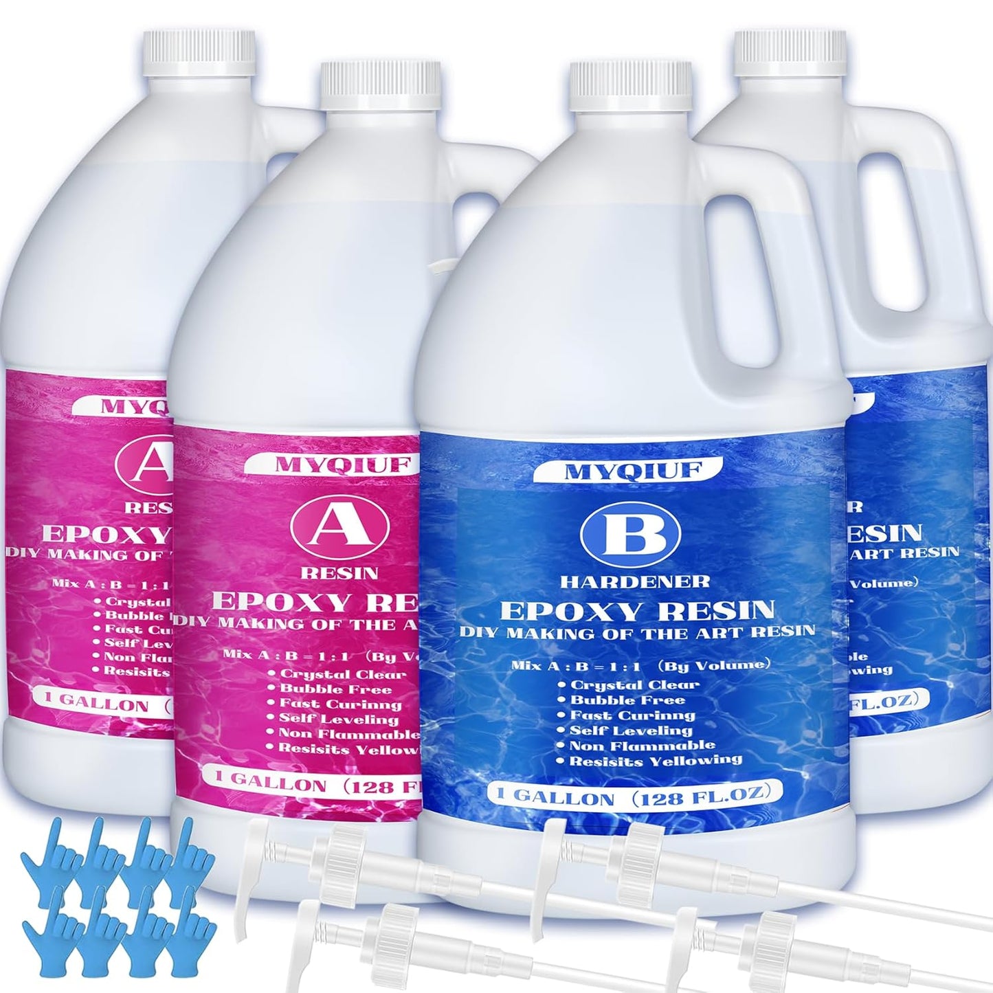Epoxy Resin Kit for DIY Crafts - Crystal Clear & Durable