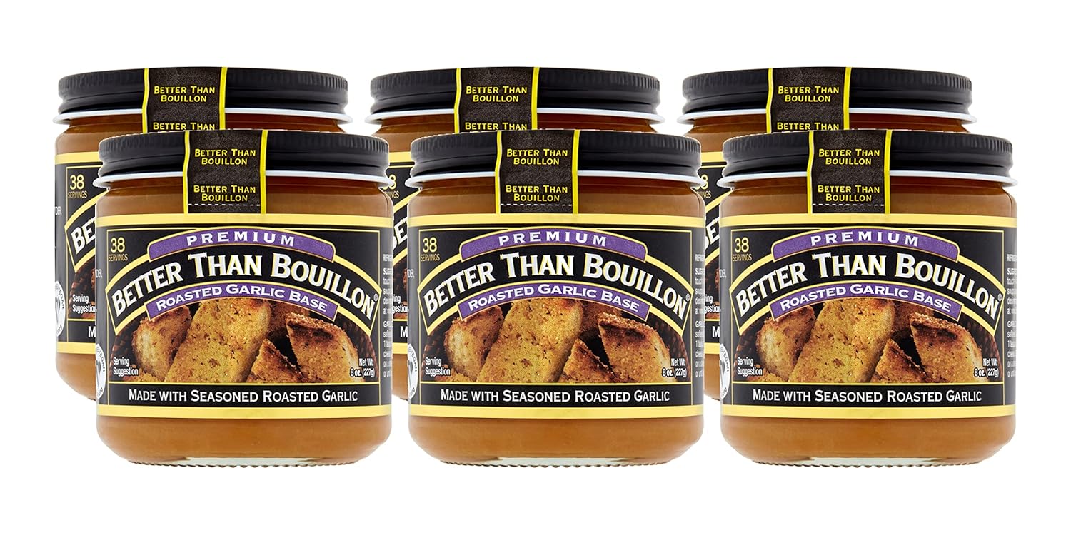 Better Than Bouillon Premium Roasted Garlic Base for Flavorful Dishes