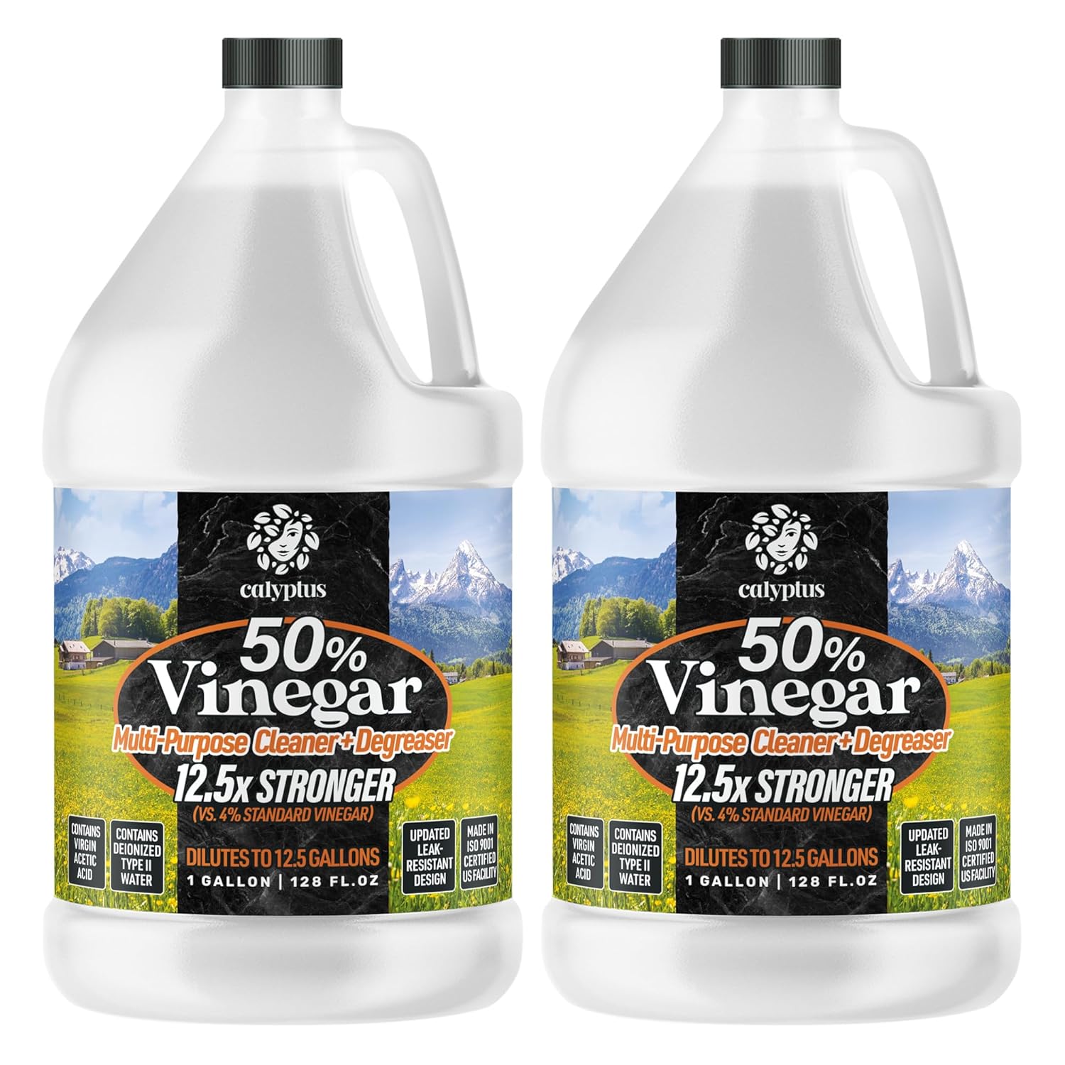 Calyptus 50% Pure Concentrated Vinegar for Maximum Cleaning Power