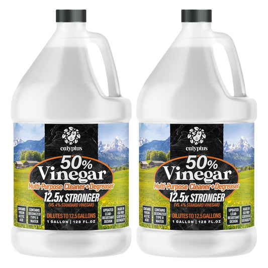 Calyptus 50% Pure Concentrated Vinegar for Maximum Cleaning Power