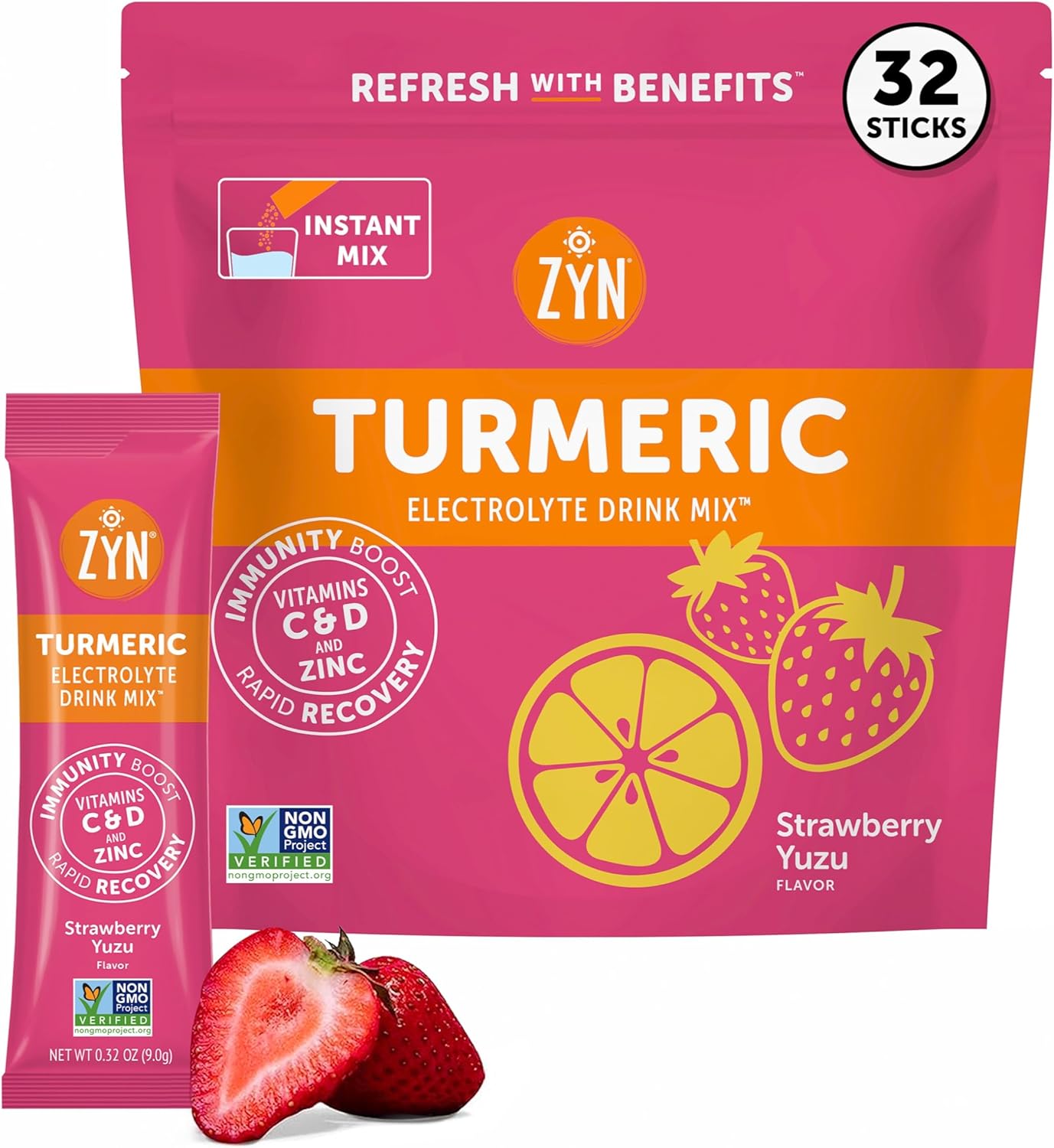 ZYN Electrolyte Drink Mix Packets for Daily Hydration & Recovery