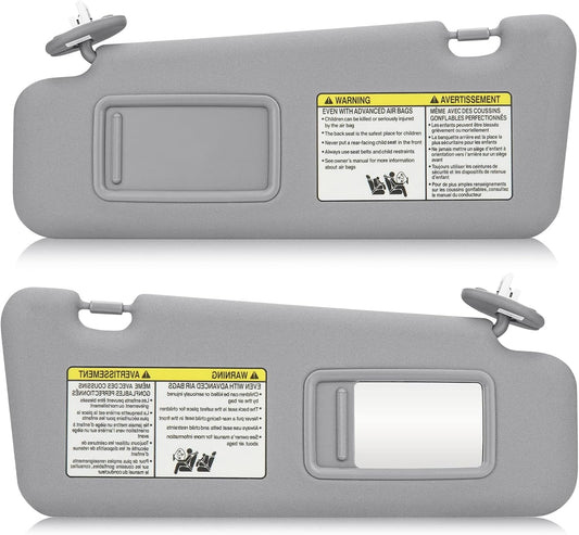 Left & Right Sun Visor with Light for 2008-2013 Toyota Highlander