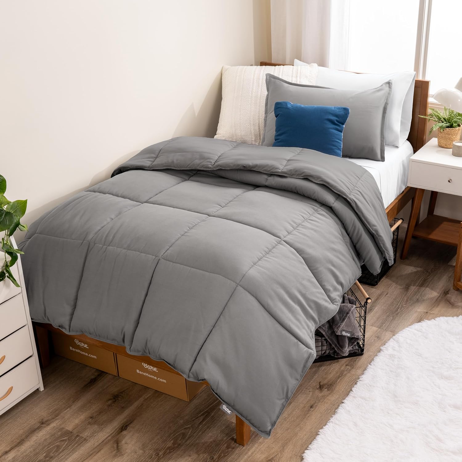 Bare Home Comforter Set - Ultra-Soft Twin/Twin XL Comfort
