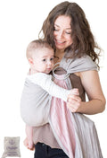 Baby Sling Carrier Breathable 100% Cotton Muslin Ring Sling