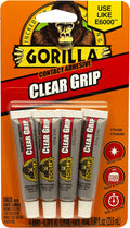 Gorilla Clear Grip Waterproof Contact Adhesive Minis - Clear Bond